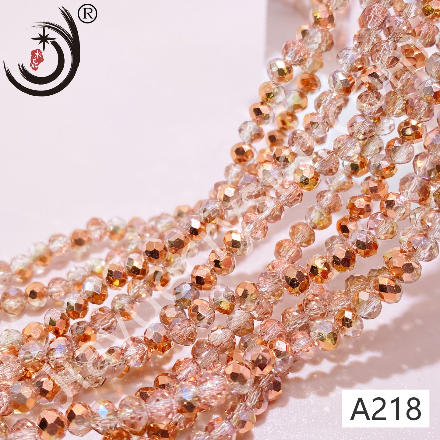 1MM Rondelle Beads Glass Crystal Beads Wholesale For DIY Jewelry (10001)