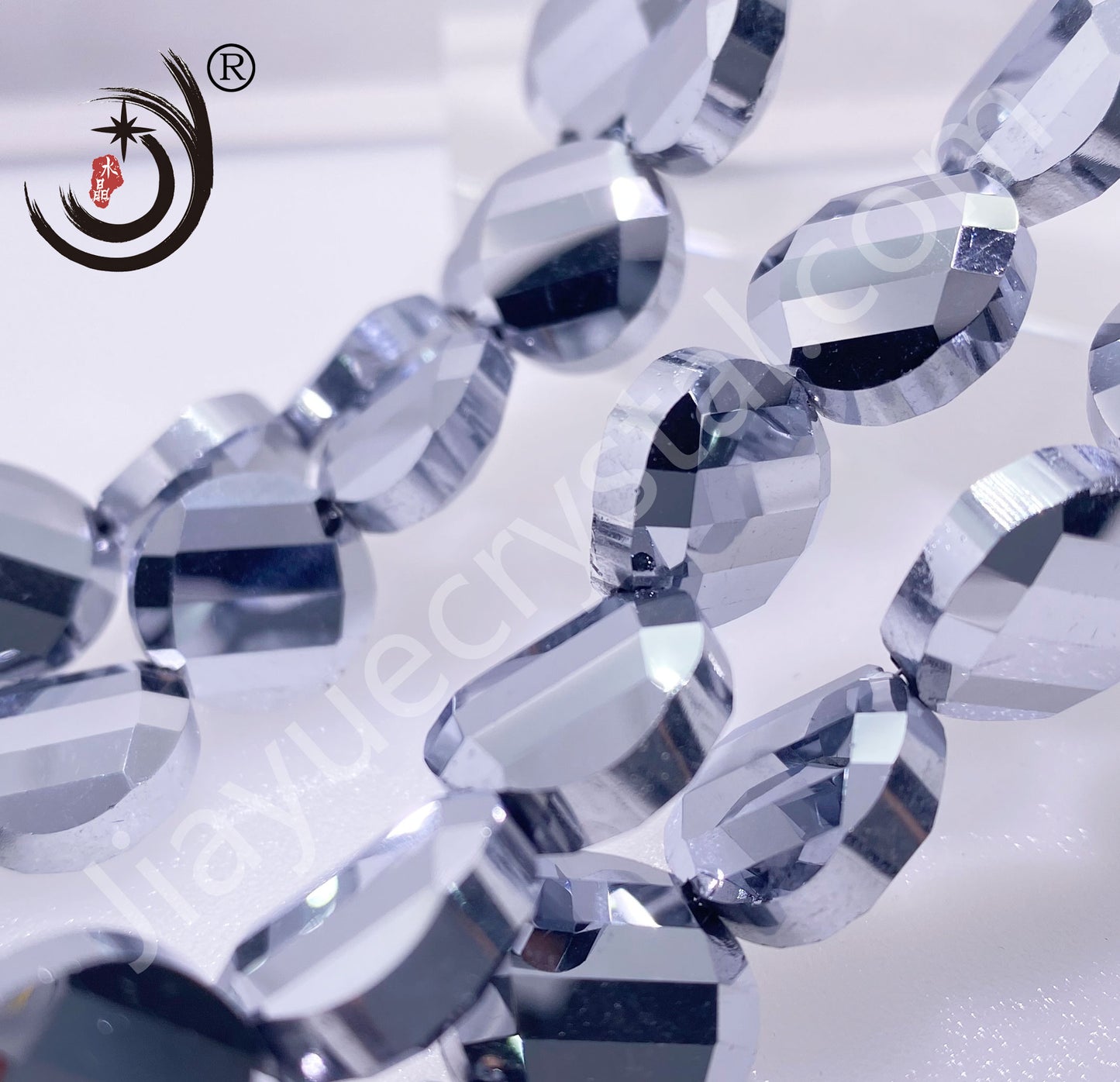 14MM Chinese ingot Crystal Glass Beads disco ball Wholesale For DIY Jewelry (50071)