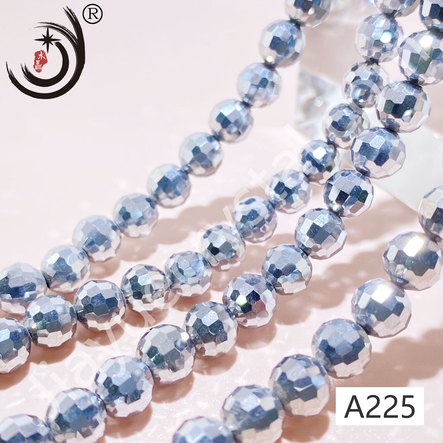 6MM 96 Faceted Round Crystal Glass Beads disco ball Wholesale For DIY Jewelry(10090)
