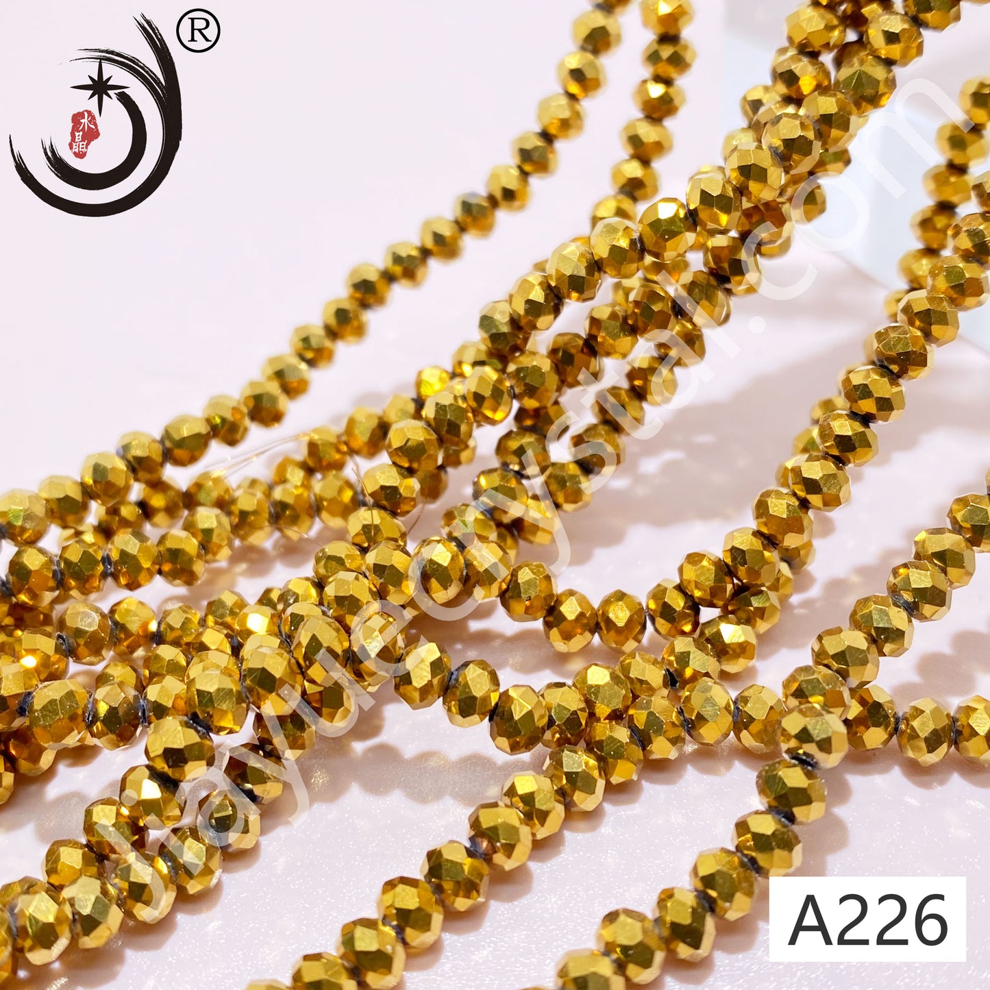 1MM Rondelle Beads Glass Crystal Beads Wholesale For DIY Jewelry (10001)