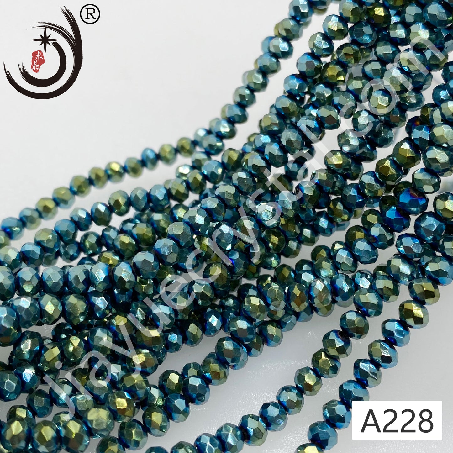 1MM Rondelle Beads Glass Crystal Beads Wholesale For DIY Jewelry (10001)