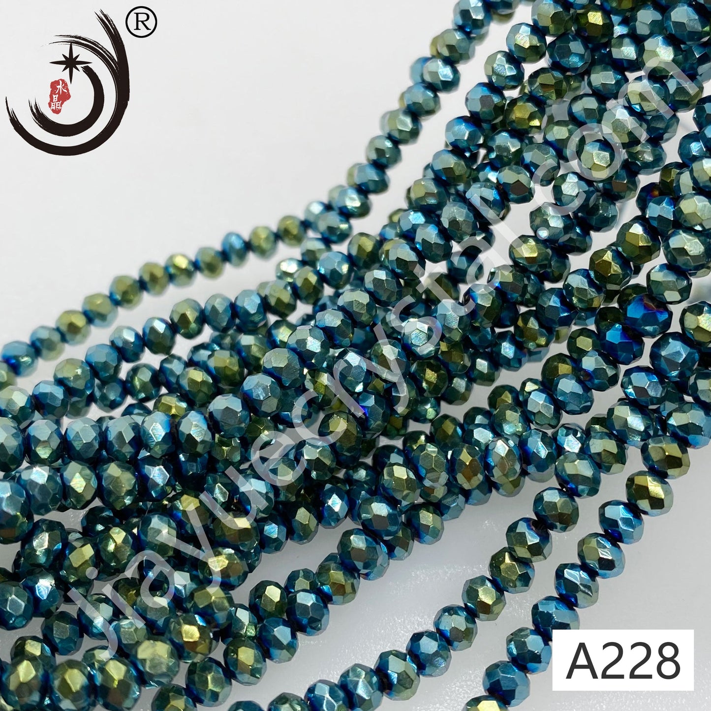 2MM Rondelle Beads Glass Crystal Beads Wholesale For DIY Jewelry (10002)