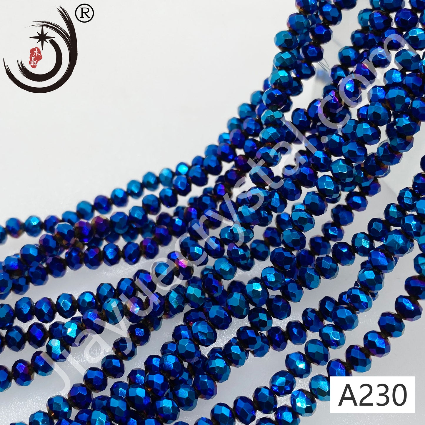 1MM Rondelle Beads Glass Crystal Beads Wholesale For DIY Jewelry (10001)