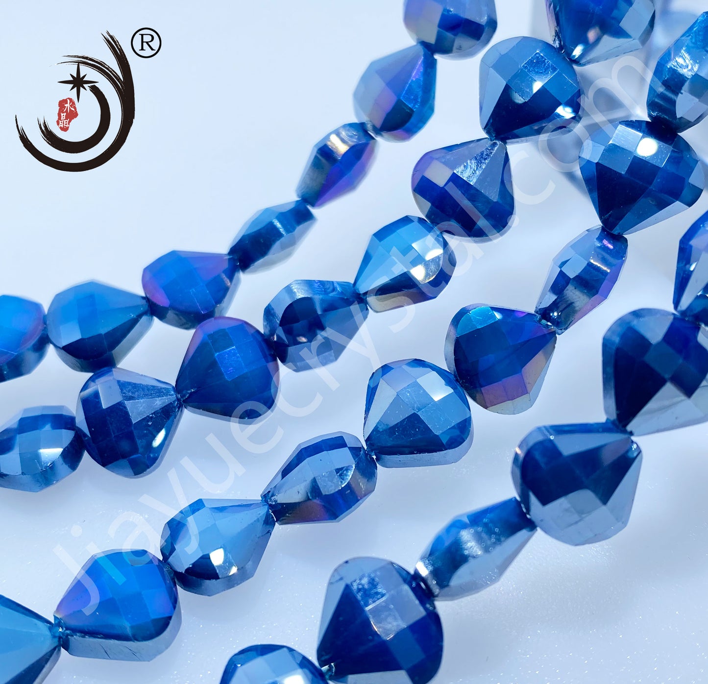 12MM Flower Basket Shape Glass Crystal Beads Wholesale For DIY Jewelry (50080)
