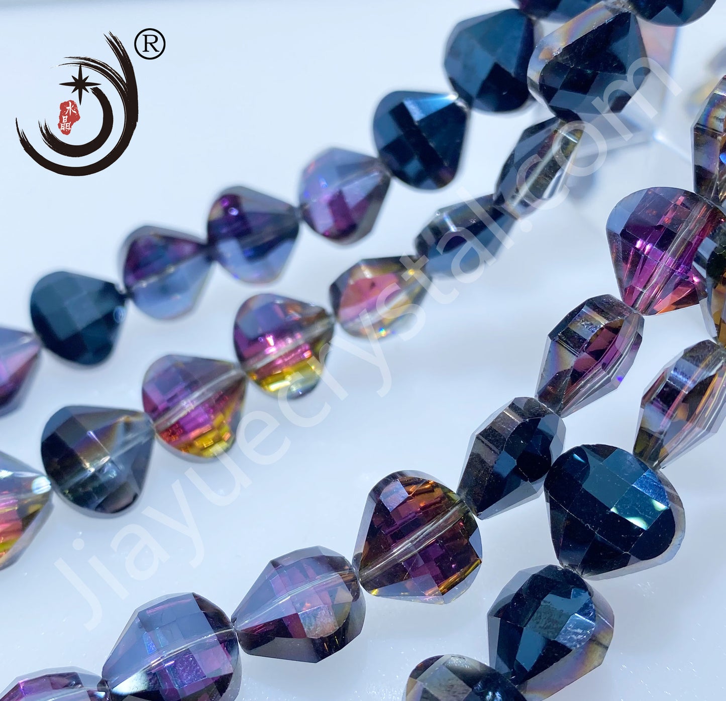 12MM Flower Basket Shape Glass Crystal Beads Wholesale For DIY Jewelry (50080)