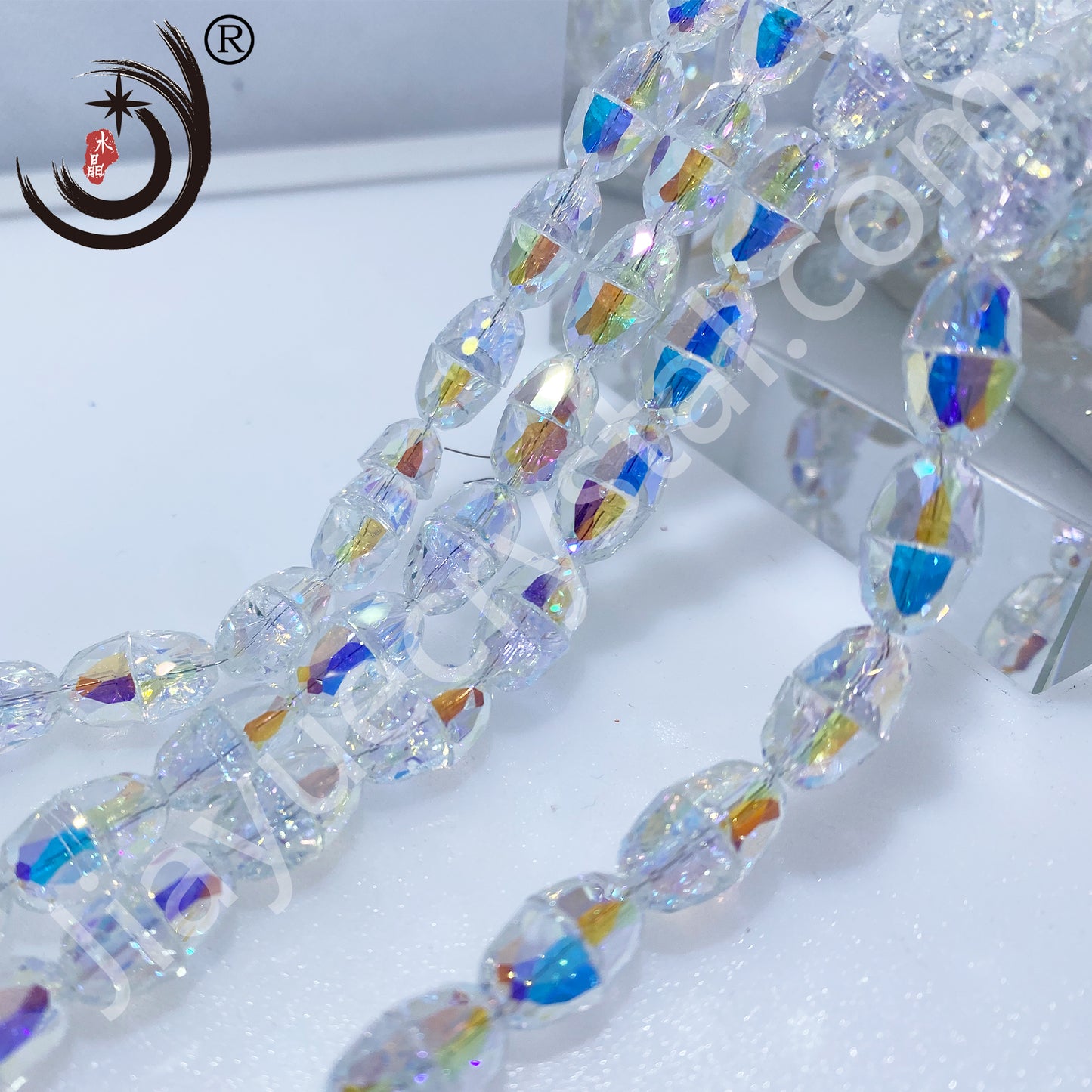 8MM Bell Beads Glass Crystal Beads Wholesale For DIY Jewelry (20001)