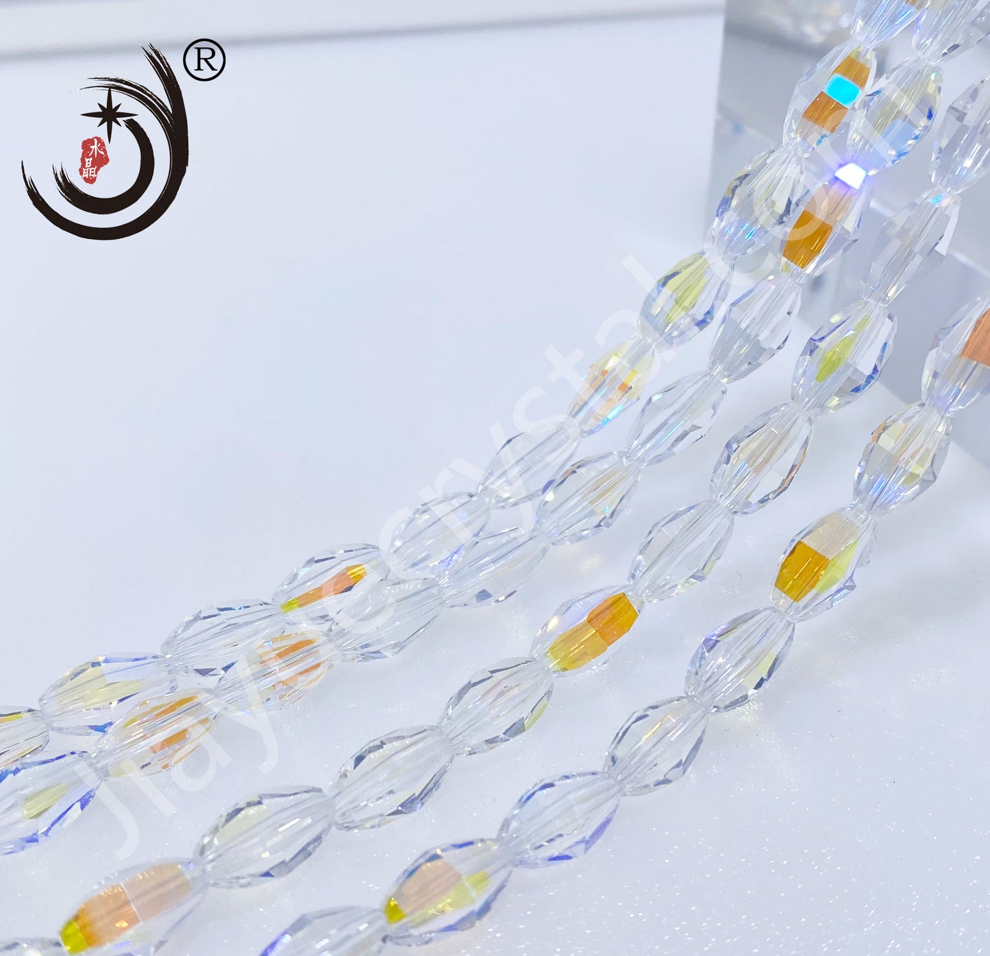 6MM Drum beads Glass Crystal Beads Wholesale For DIY Jewelry (10106)