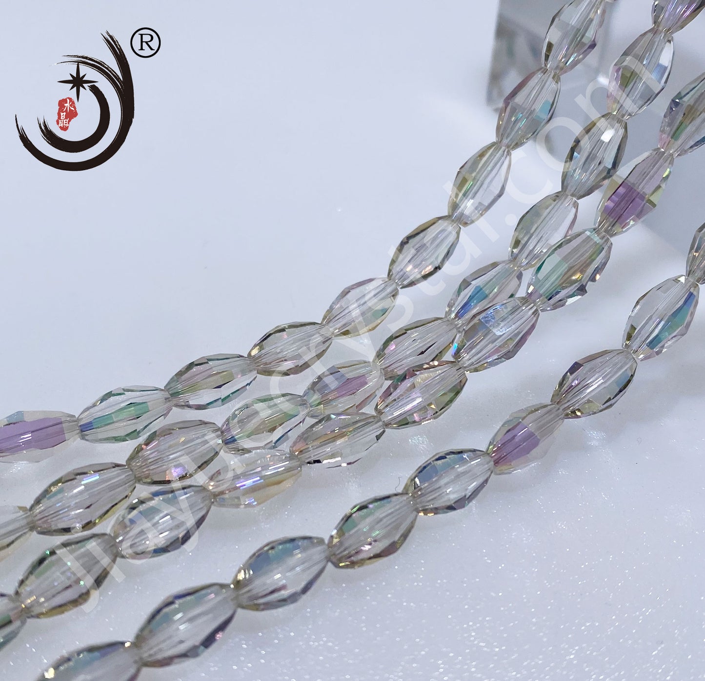 6MM Drum beads Glass Crystal Beads Wholesale For DIY Jewelry (10106)