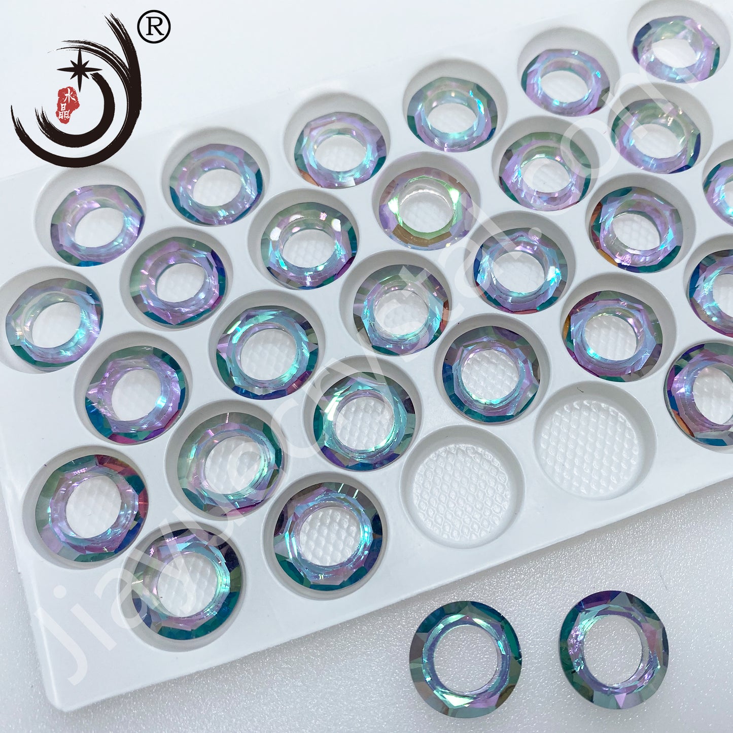 10MM Angel Ring Glass Crystal Ring Wholesale For DIY Jewelry (42000)