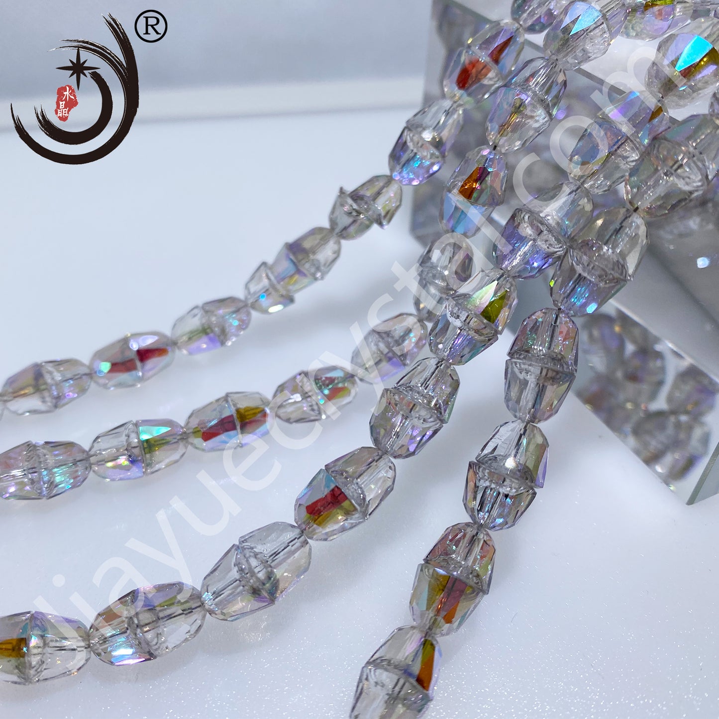 8MM Bell Beads Glass Crystal Beads Wholesale For DIY Jewelry (20001)