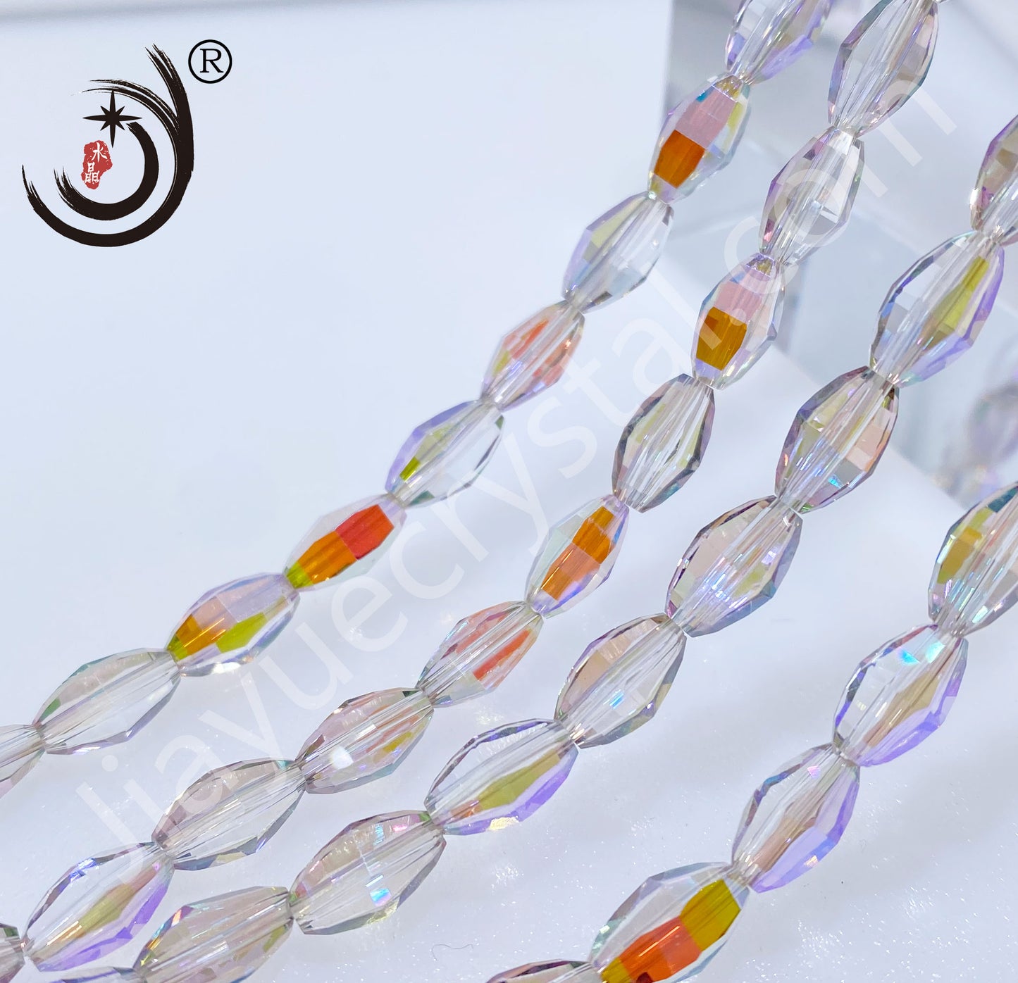 6MM Drum beads Glass Crystal Beads Wholesale For DIY Jewelry (10106)