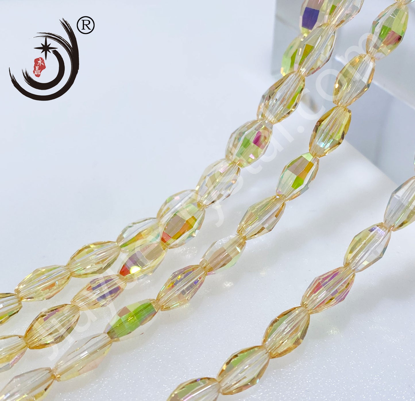 6MM Drum beads Glass Crystal Beads Wholesale For DIY Jewelry (10106)