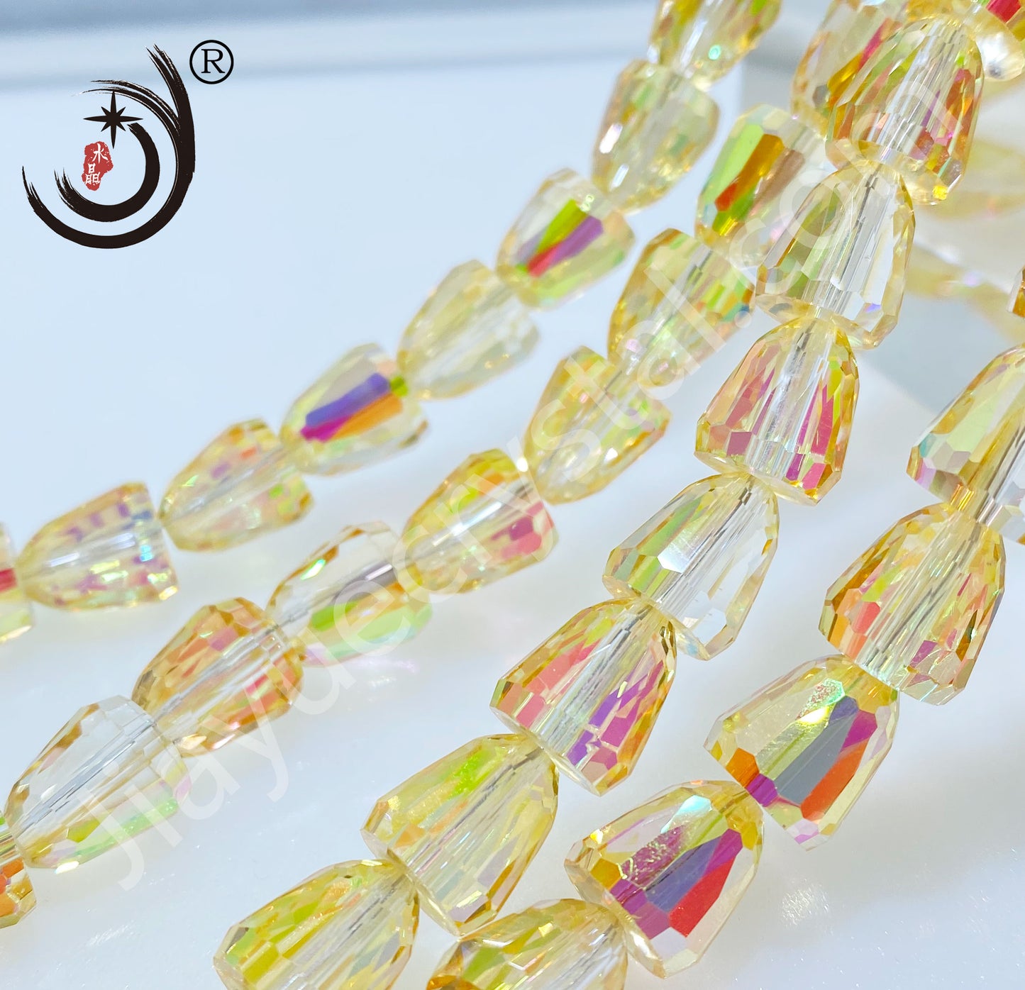 10*12MM Bread Shape Crystal Glass Beads Whole Sale For DIY Jewelry (15800)