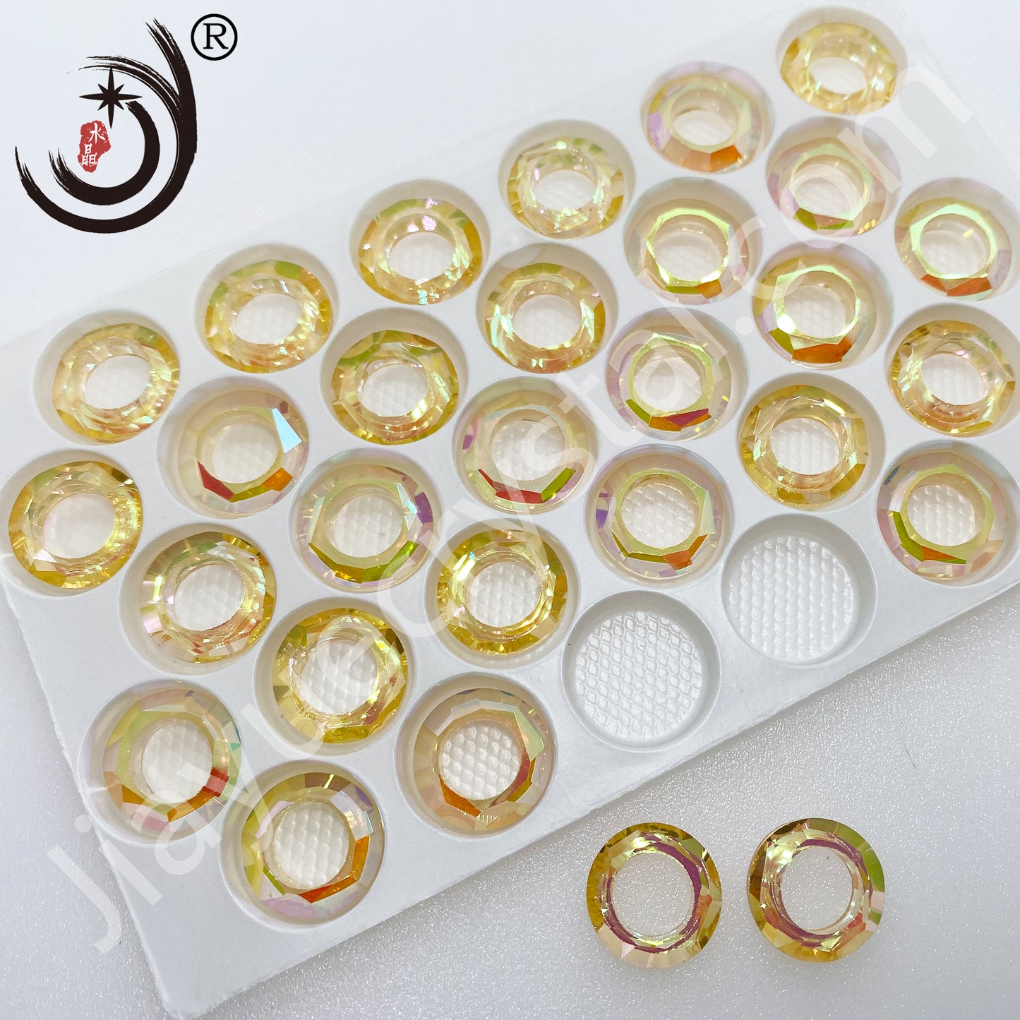 10MM Angel Ring Glass Crystal Ring Wholesale For DIY Jewelry (42000)