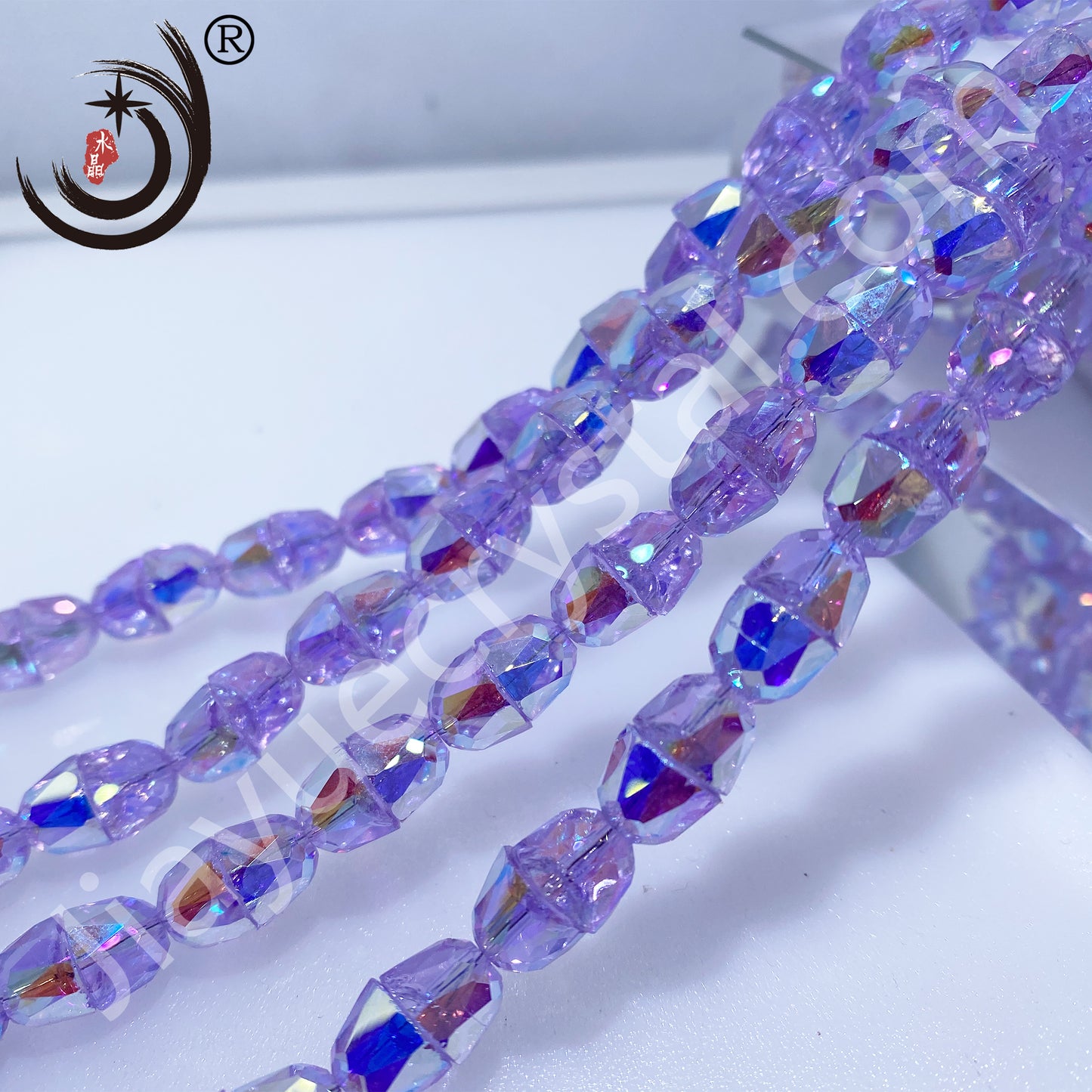 8MM Bell Beads Glass Crystal Beads Wholesale For DIY Jewelry (20001)