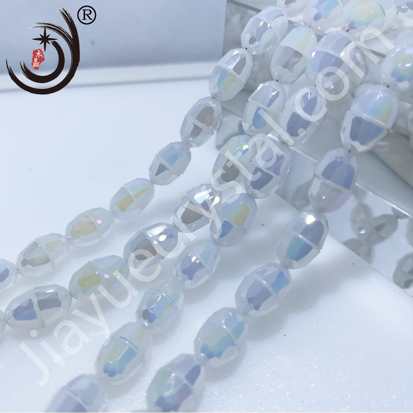 8MM Bell Beads Glass Crystal Beads Wholesale For DIY Jewelry (20001)