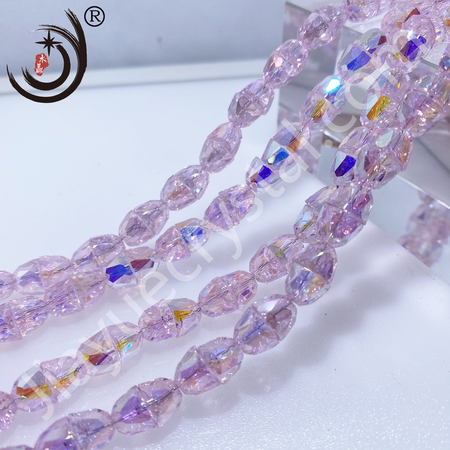 8MM Bell Beads Glass Crystal Beads Wholesale For DIY Jewelry (20001)