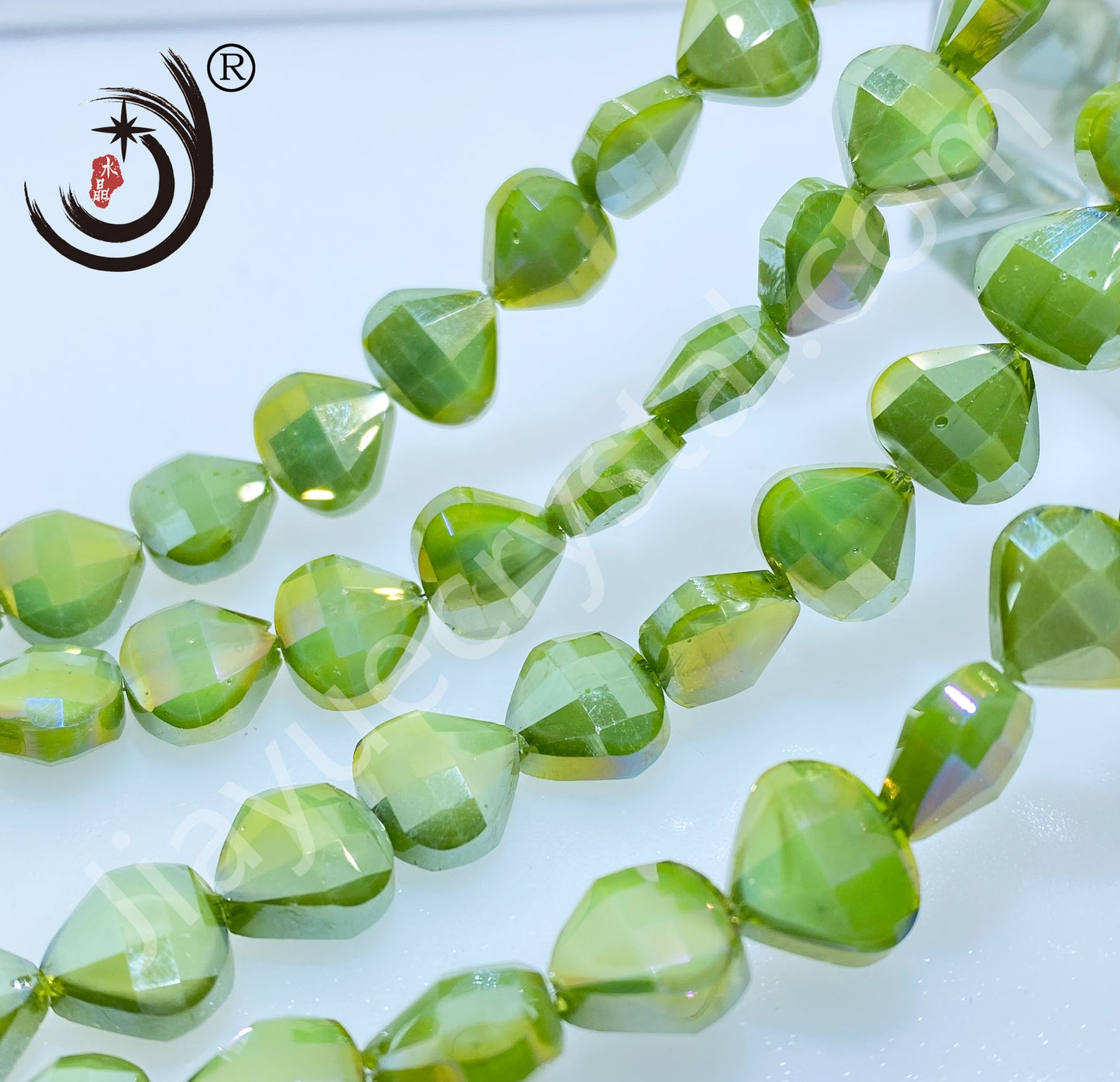 12MM Flower Basket Shape Glass Crystal Beads Wholesale For DIY Jewelry (50080)