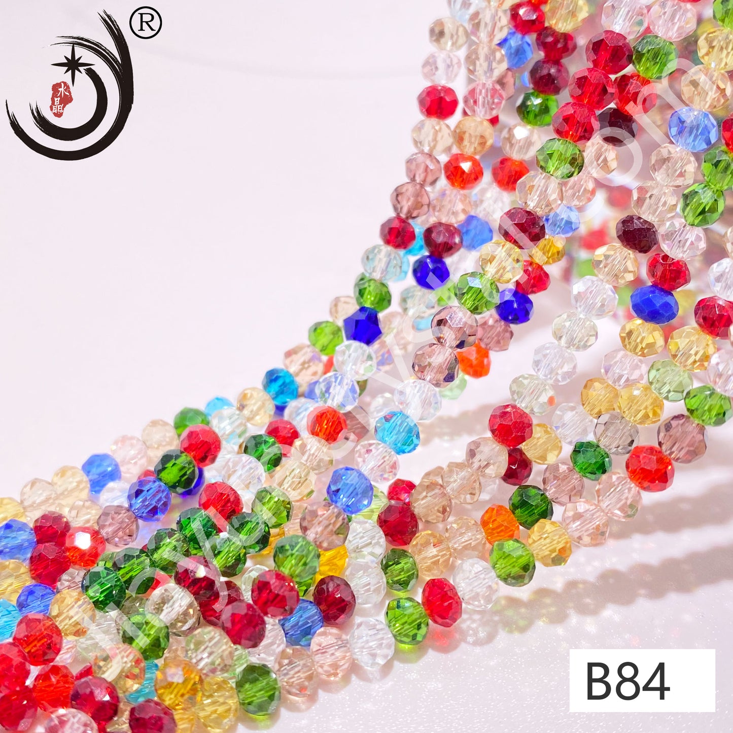 1MM Rondelle Beads Glass Crystal Beads Wholesale For DIY Jewelry (10001)