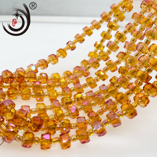6MM/8MM Wheel Beads Crystal Glass Beads Whole Sale For DIY Jewelry (10117)