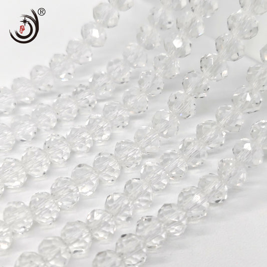 6MM Rondelle Crystal Beads Wholesale For DIY Jewelry(85pcs/line)