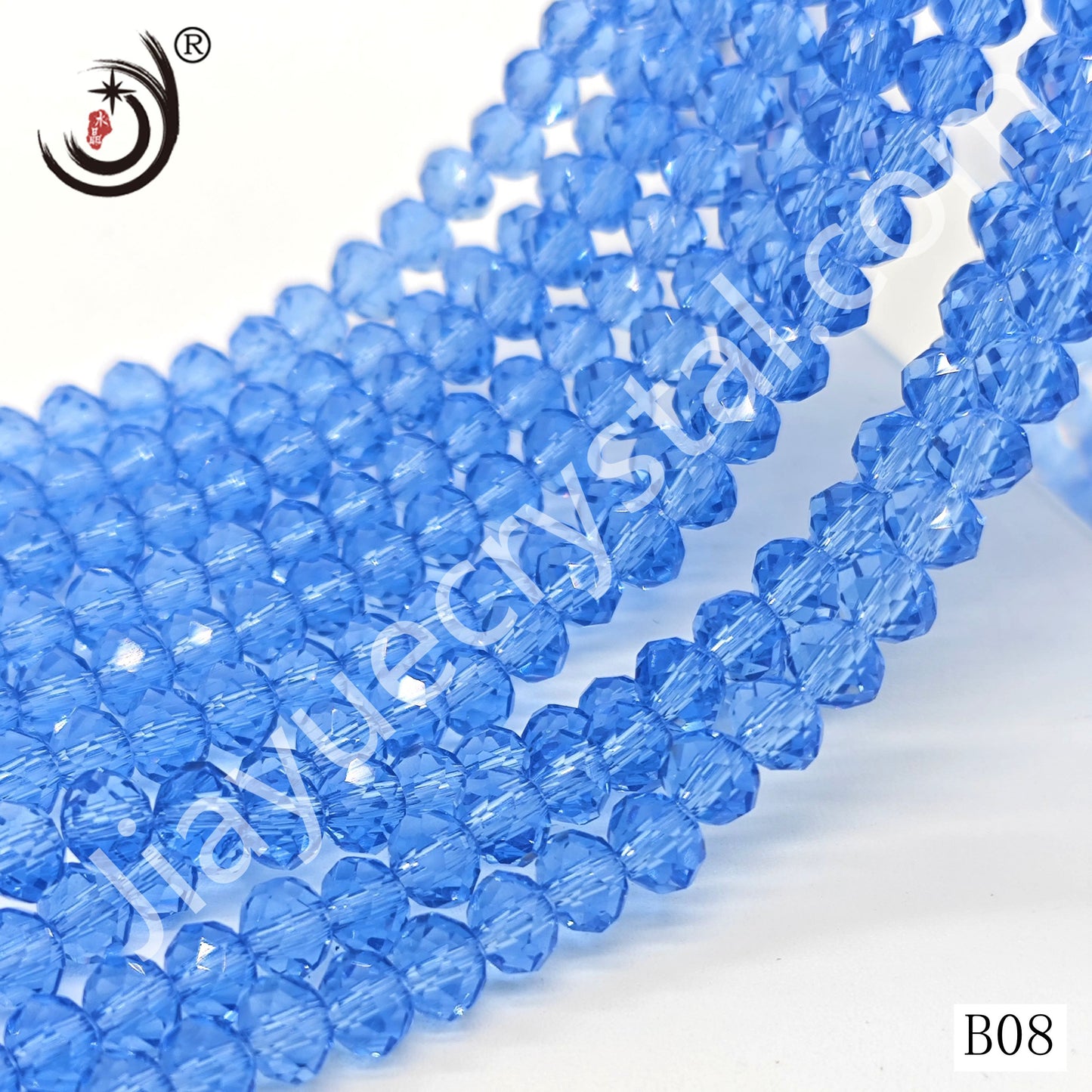 6MM Rondelle Crystal Beads Wholesale For DIY Jewelry(85pcs/line)