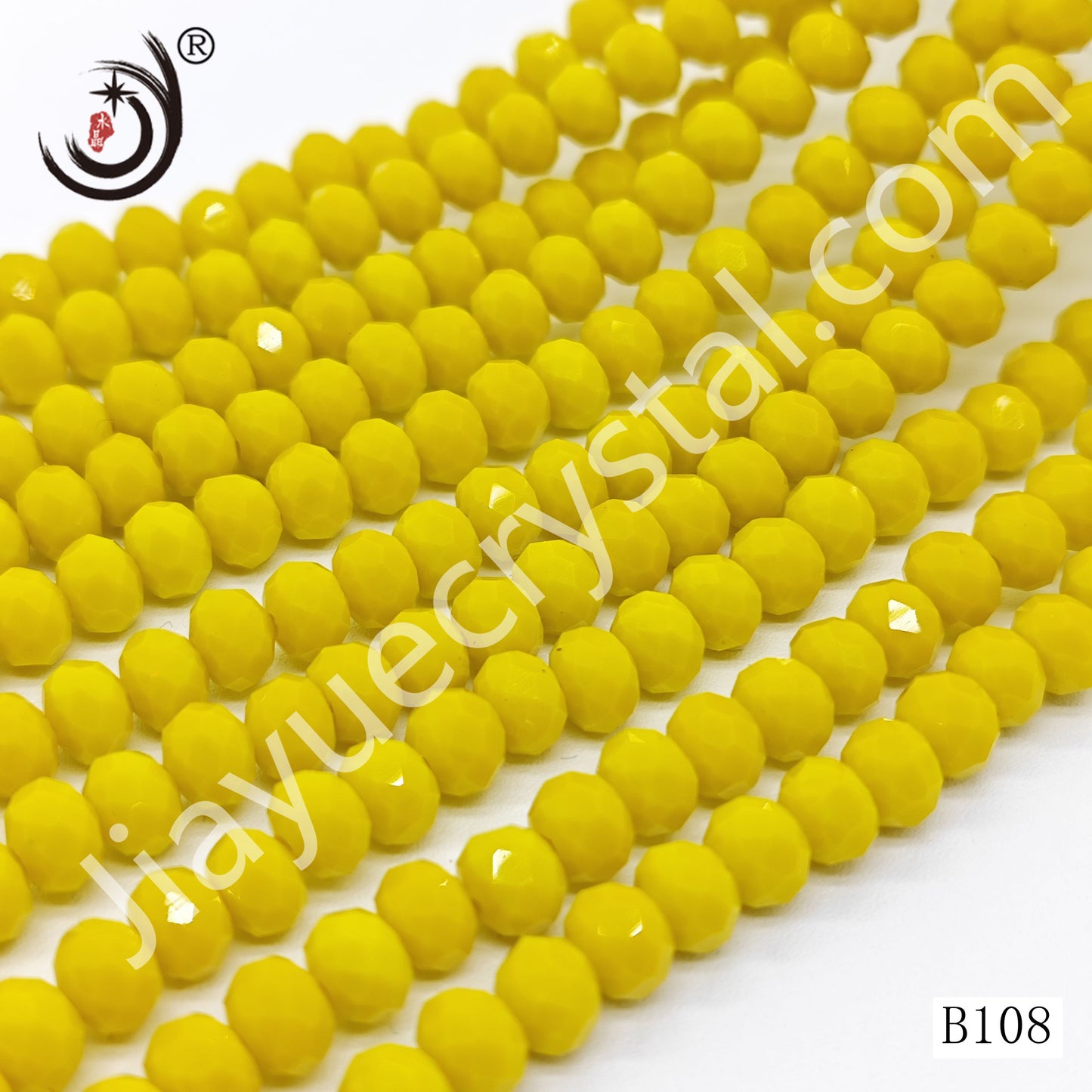 6MM Rondelle DIY Jewelry Glass Beads Wholesale(B105-B182)