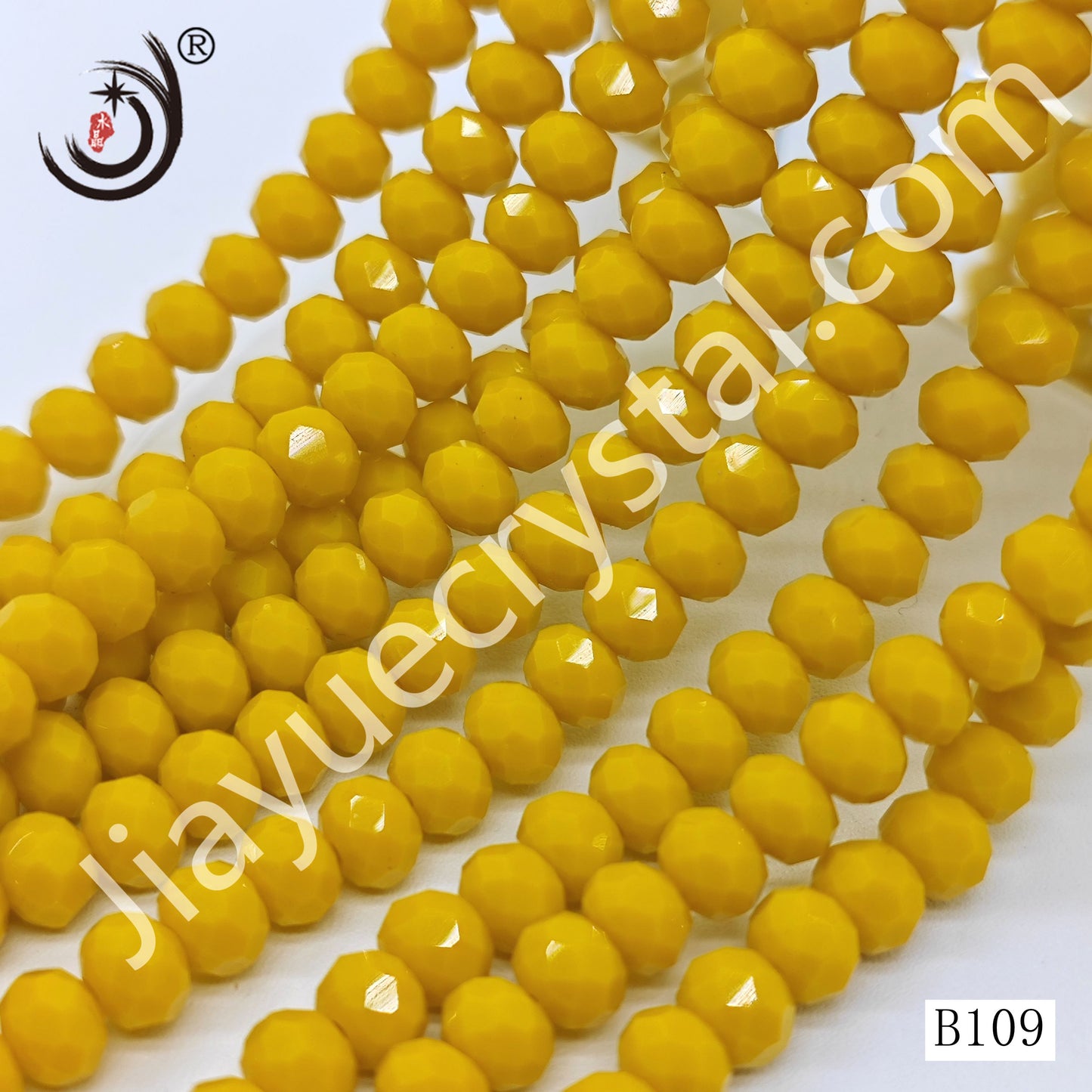 6MM Rondelle DIY Jewelry Glass Beads Wholesale(B105-B182)