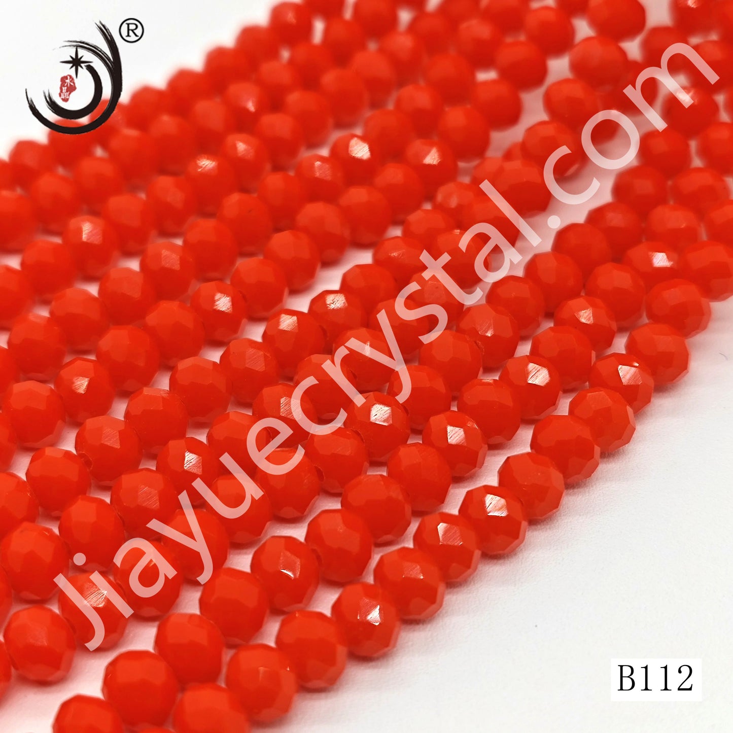 6MM Rondelle DIY Jewelry Glass Beads Wholesale(B105-B182)