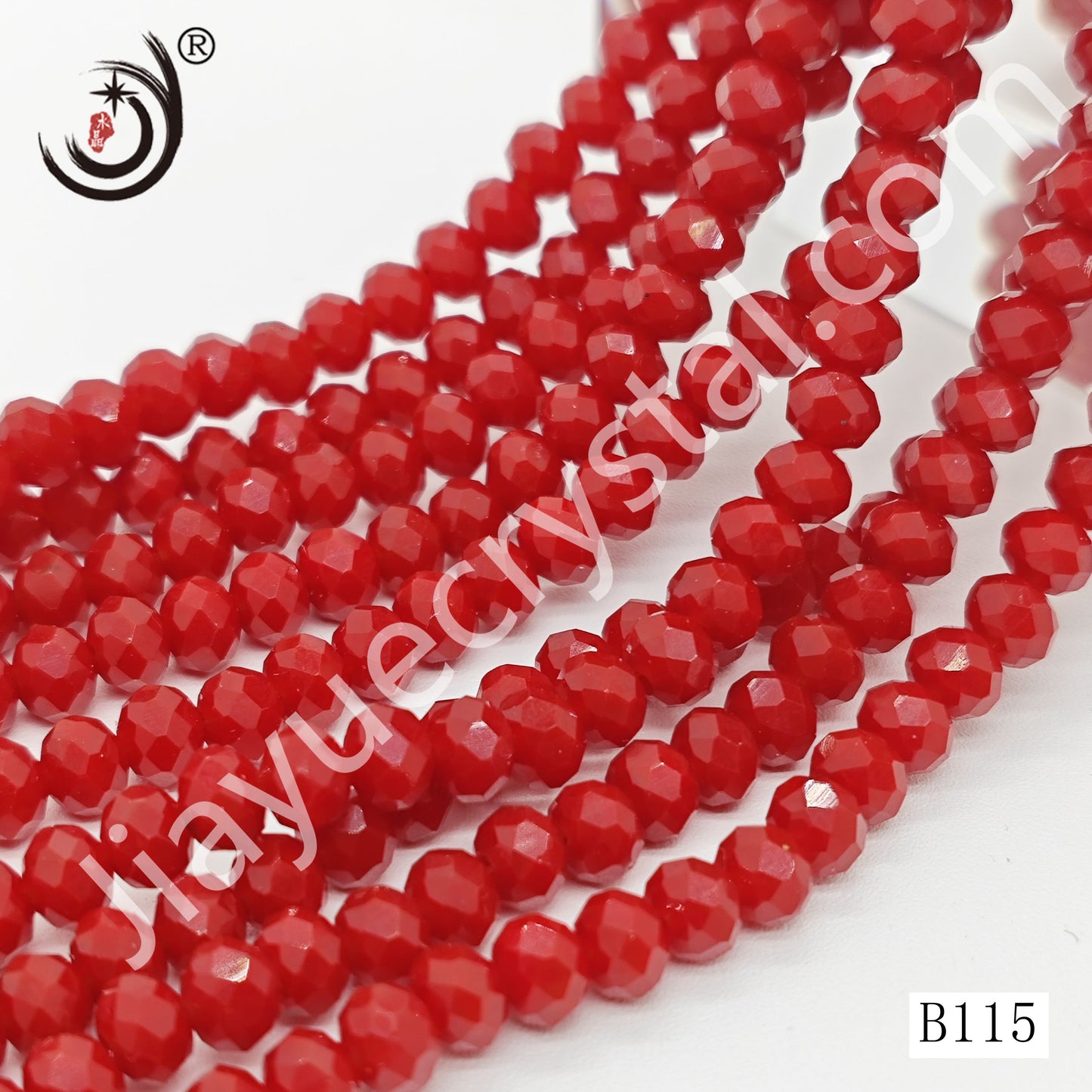 6MM Rondelle DIY Jewelry Glass Beads Wholesale(B105-B182)