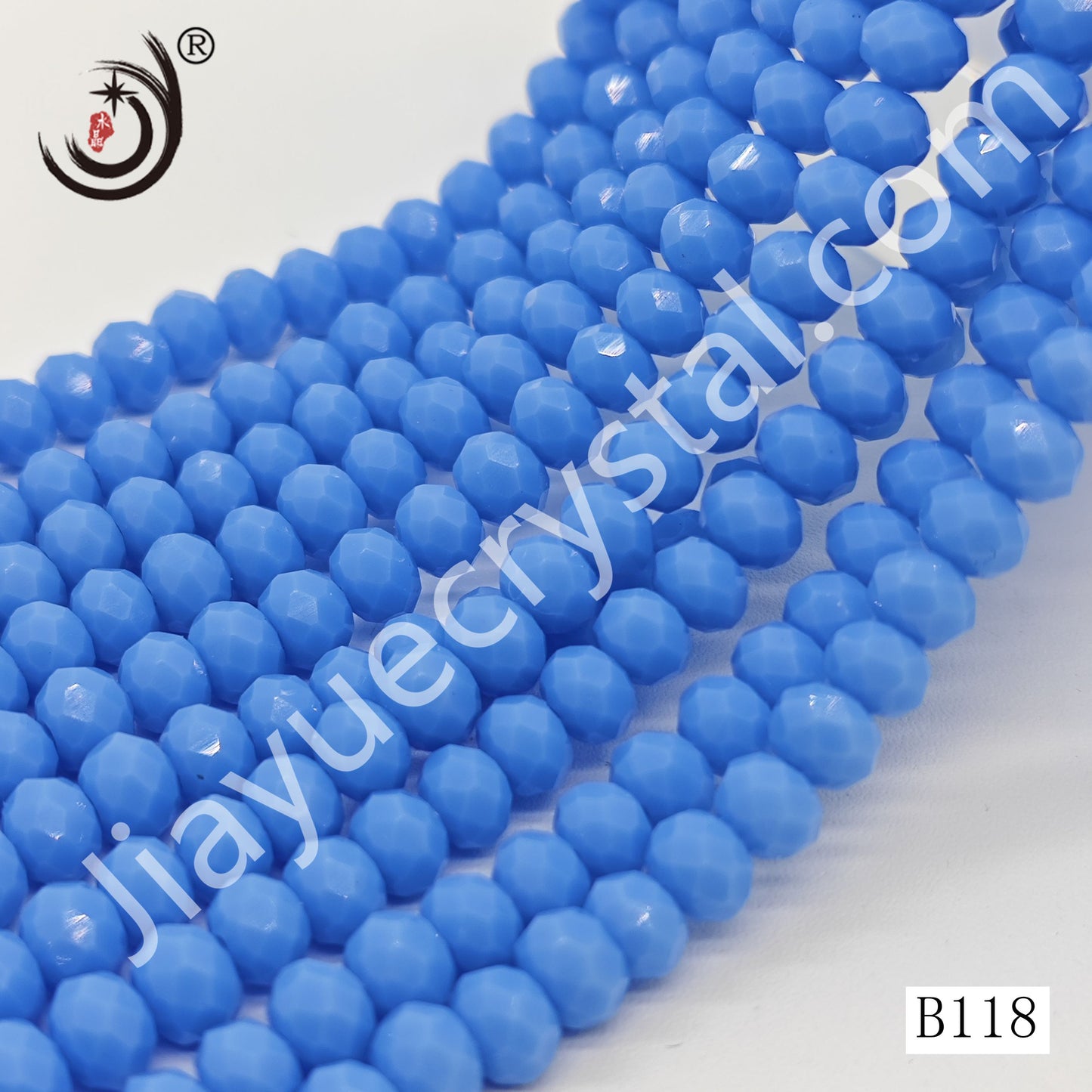 6MM Rondelle DIY Jewelry Glass Beads Wholesale(B105-B182)