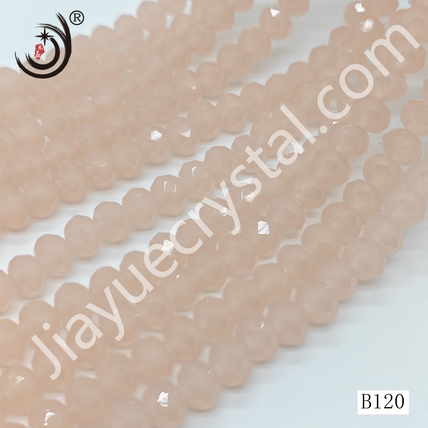 6MM Rondelle DIY Jewelry Glass Beads Wholesale(B105-B182)