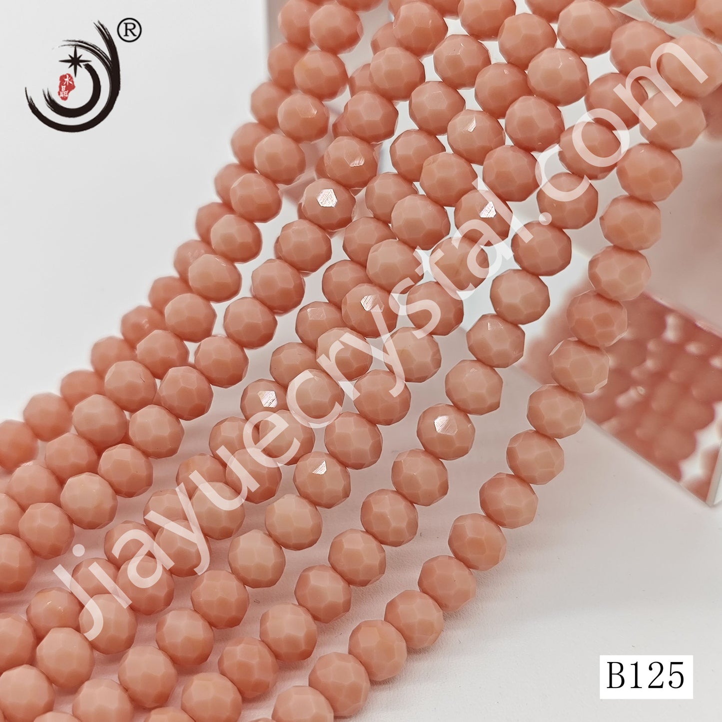 6MM Rondelle DIY Jewelry Glass Beads Wholesale(B105-B182)