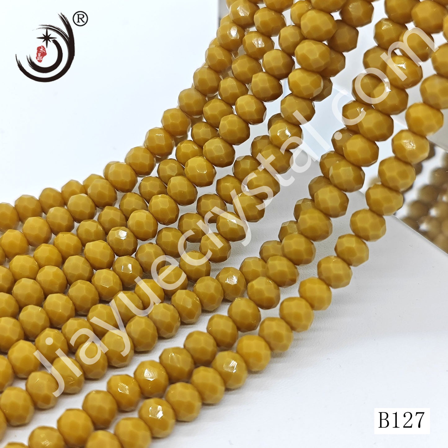 6MM Rondelle DIY Jewelry Glass Beads Wholesale(B105-B182)