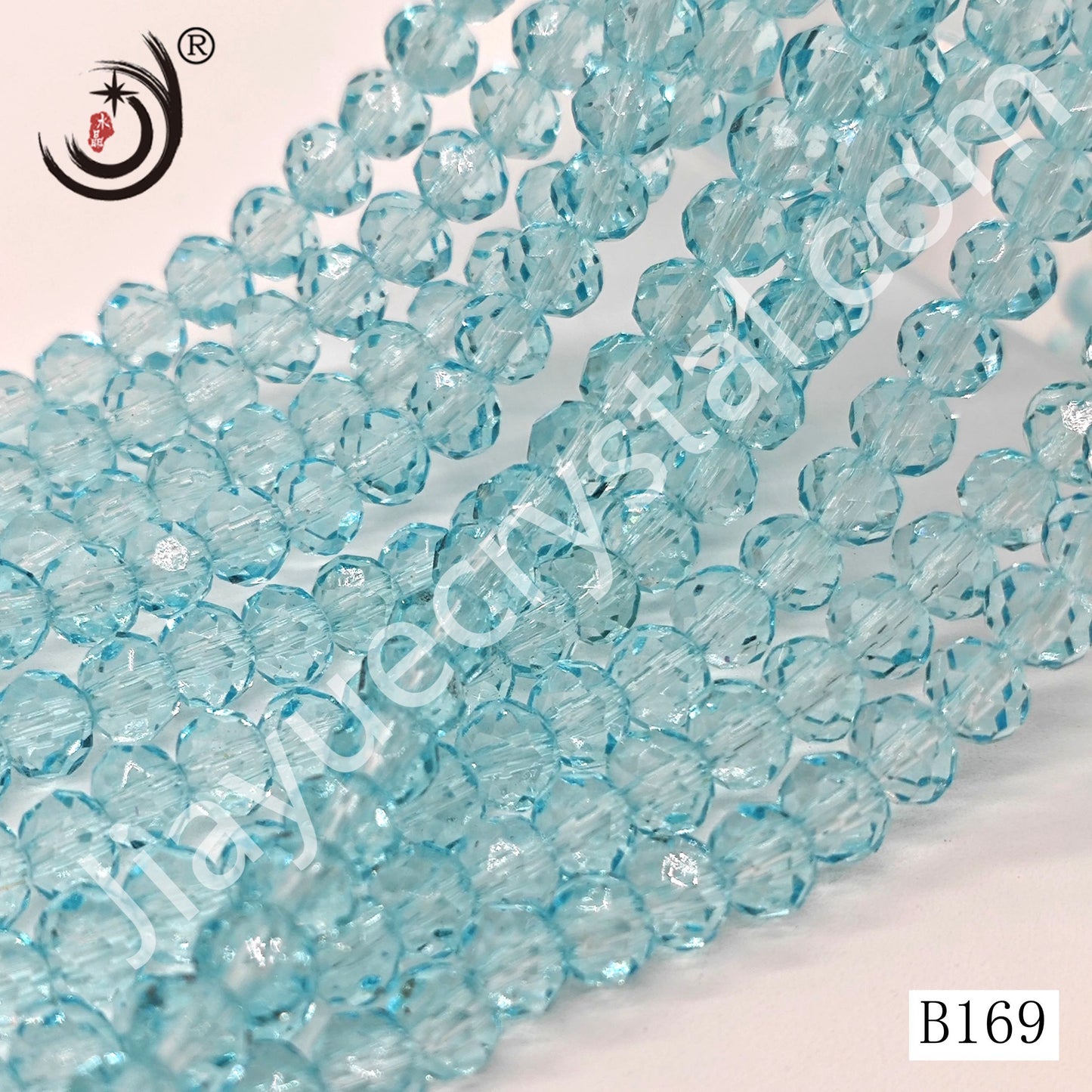 6MM Rondelle DIY Jewelry Glass Beads Wholesale(B105-B182)