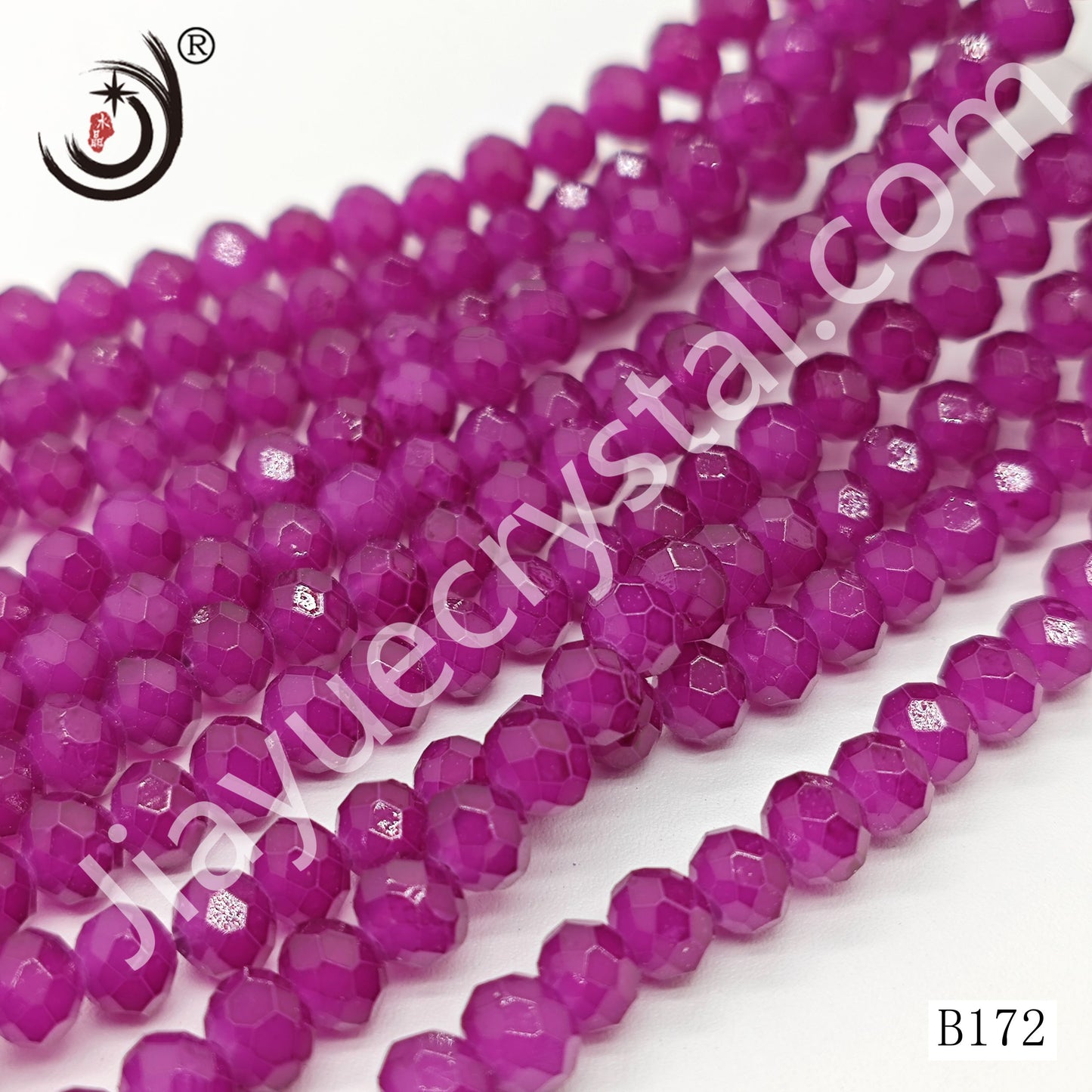 6MM Rondelle DIY Jewelry Glass Beads Wholesale(B105-B182)