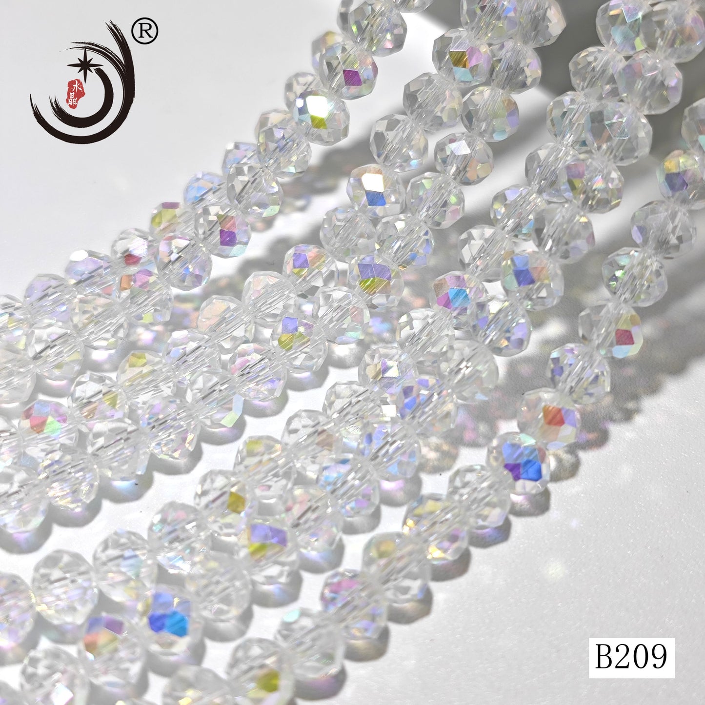 6MM Rondelle Beads For Making DIY Jewelry(B209-B260)