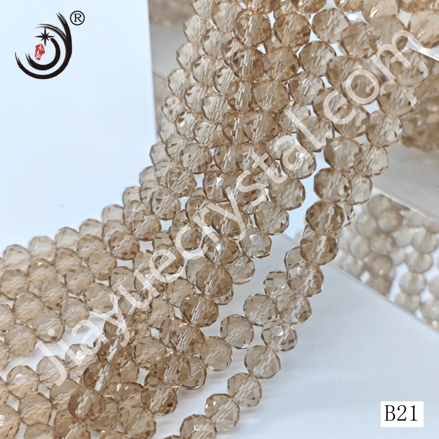 6MM Rondelle Crystal Beads Wholesale For DIY Jewelry(85pcs/line)