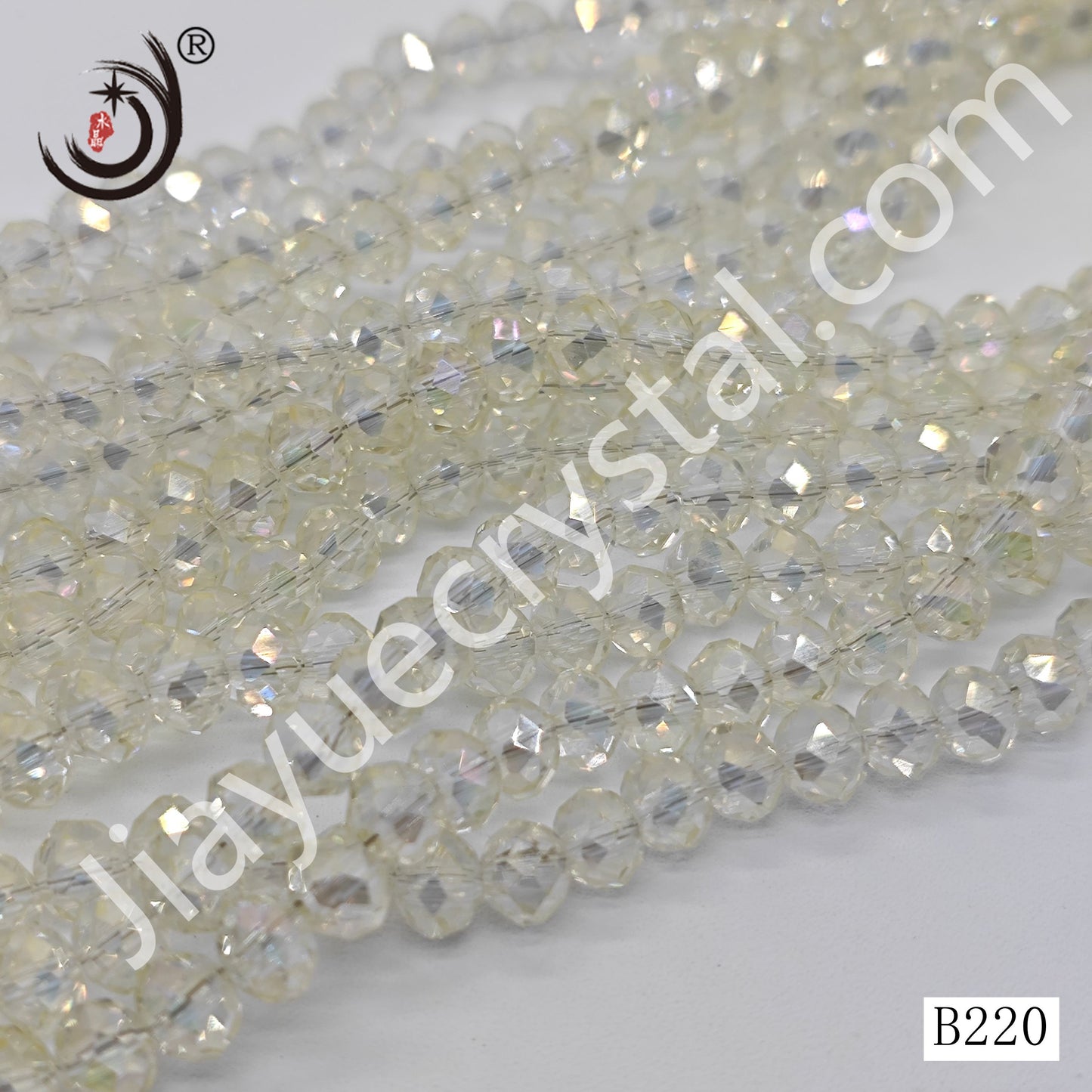 6MM Rondelle Beads For Making DIY Jewelry(B209-B260)