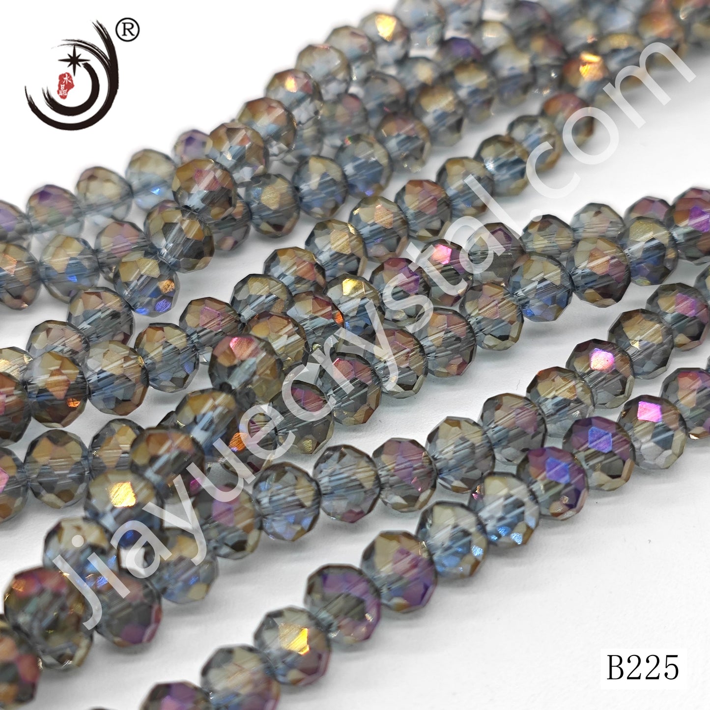 6MM Rondelle Beads For Making DIY Jewelry(B209-B260)