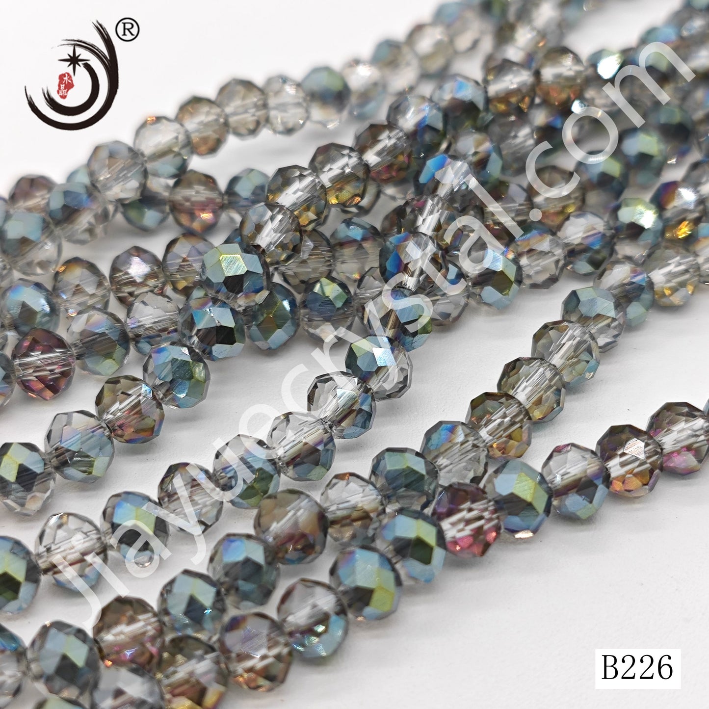 6MM Rondelle Beads For Making DIY Jewelry(B209-B260)