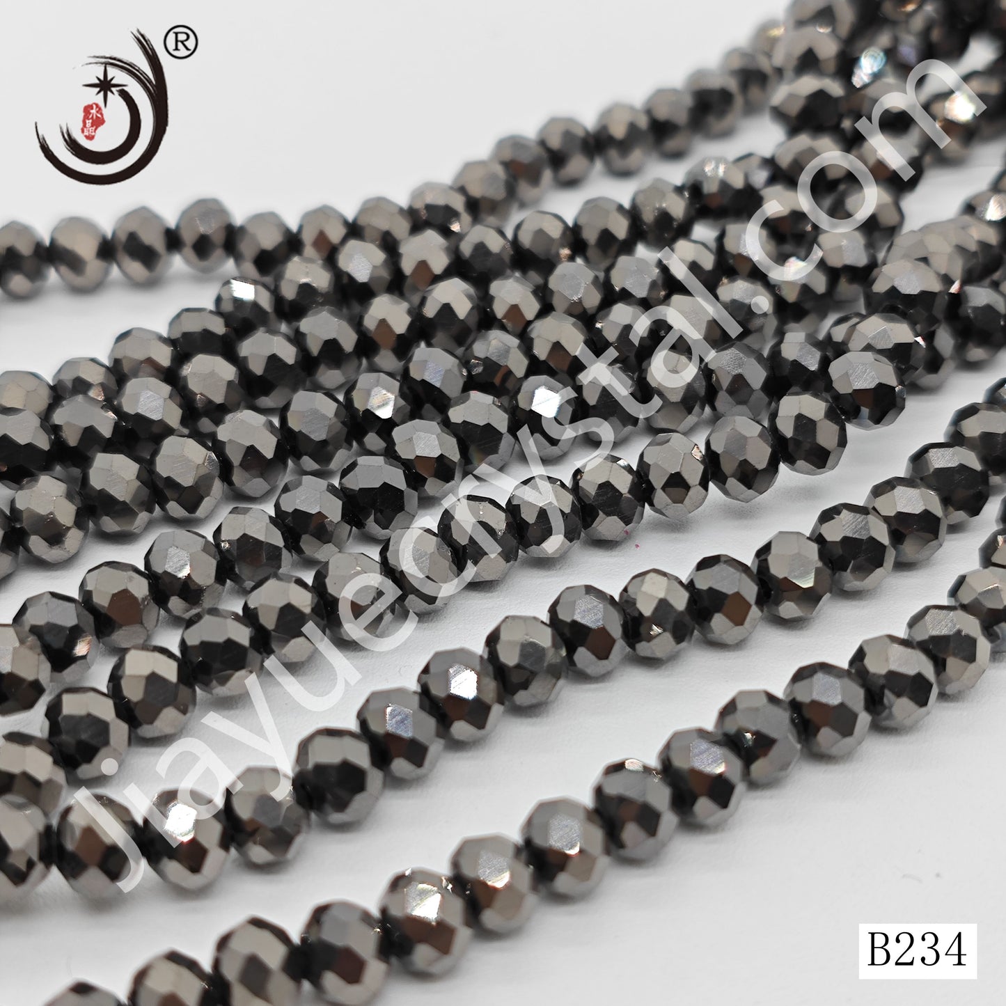 6MM Rondelle Beads For Making DIY Jewelry(B209-B260)