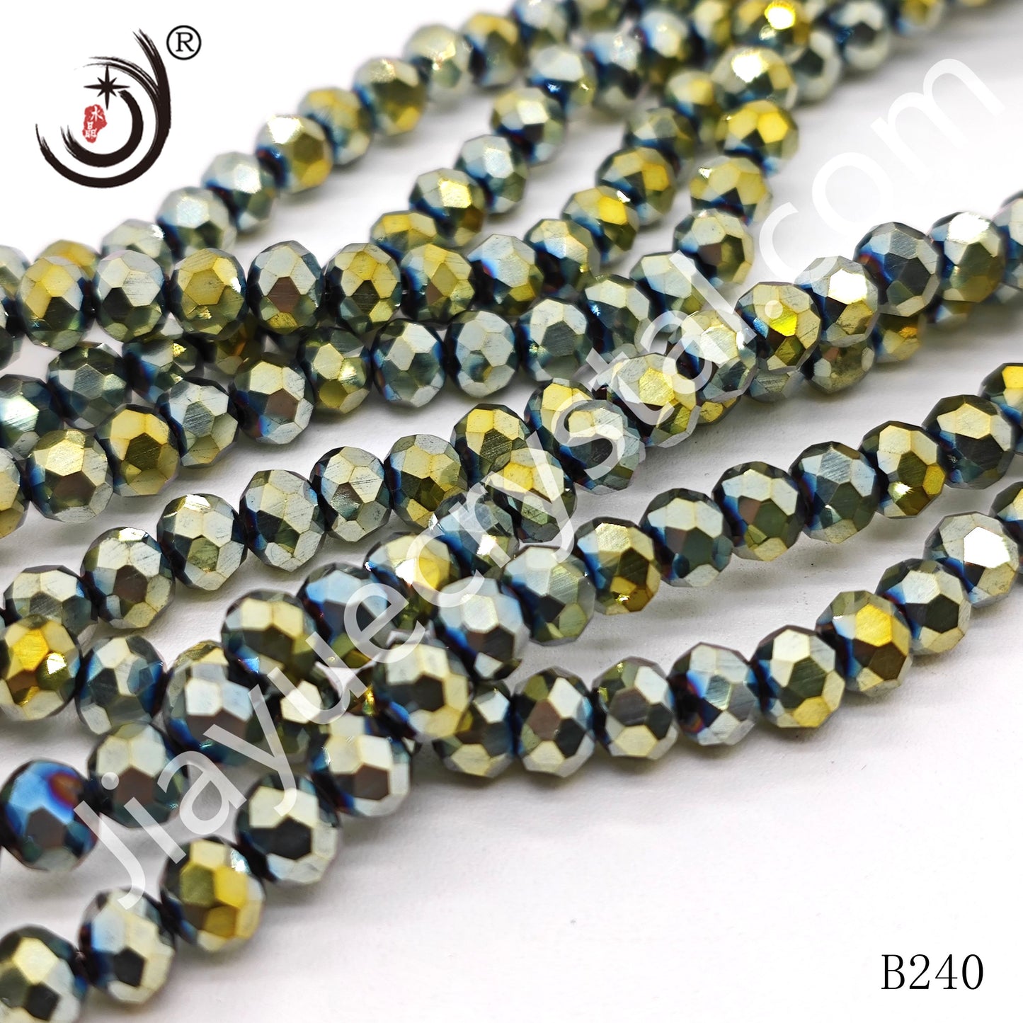 6MM Rondelle Beads For Making DIY Jewelry(B209-B260)