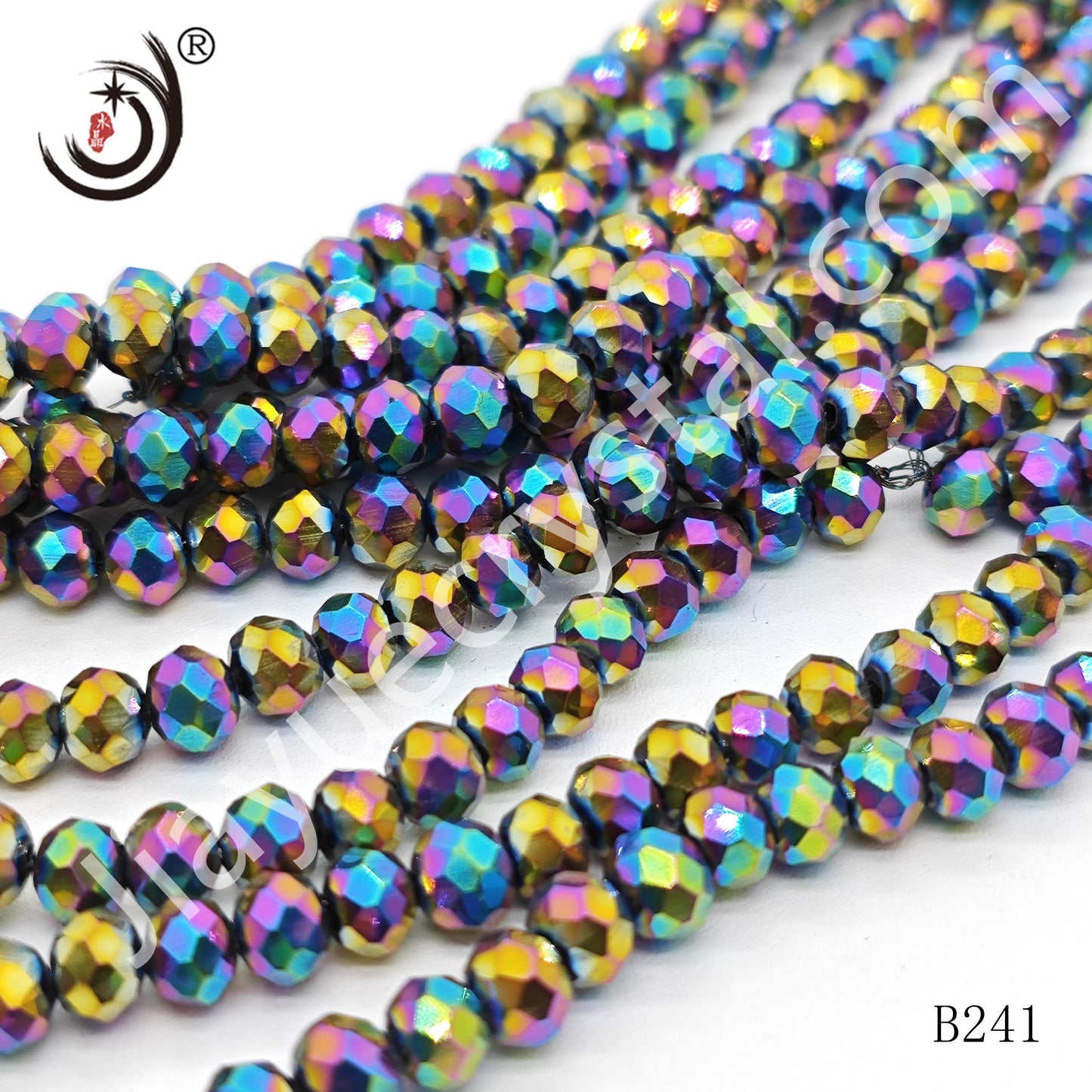 6MM Rondelle Beads For Making DIY Jewelry(B209-B260)