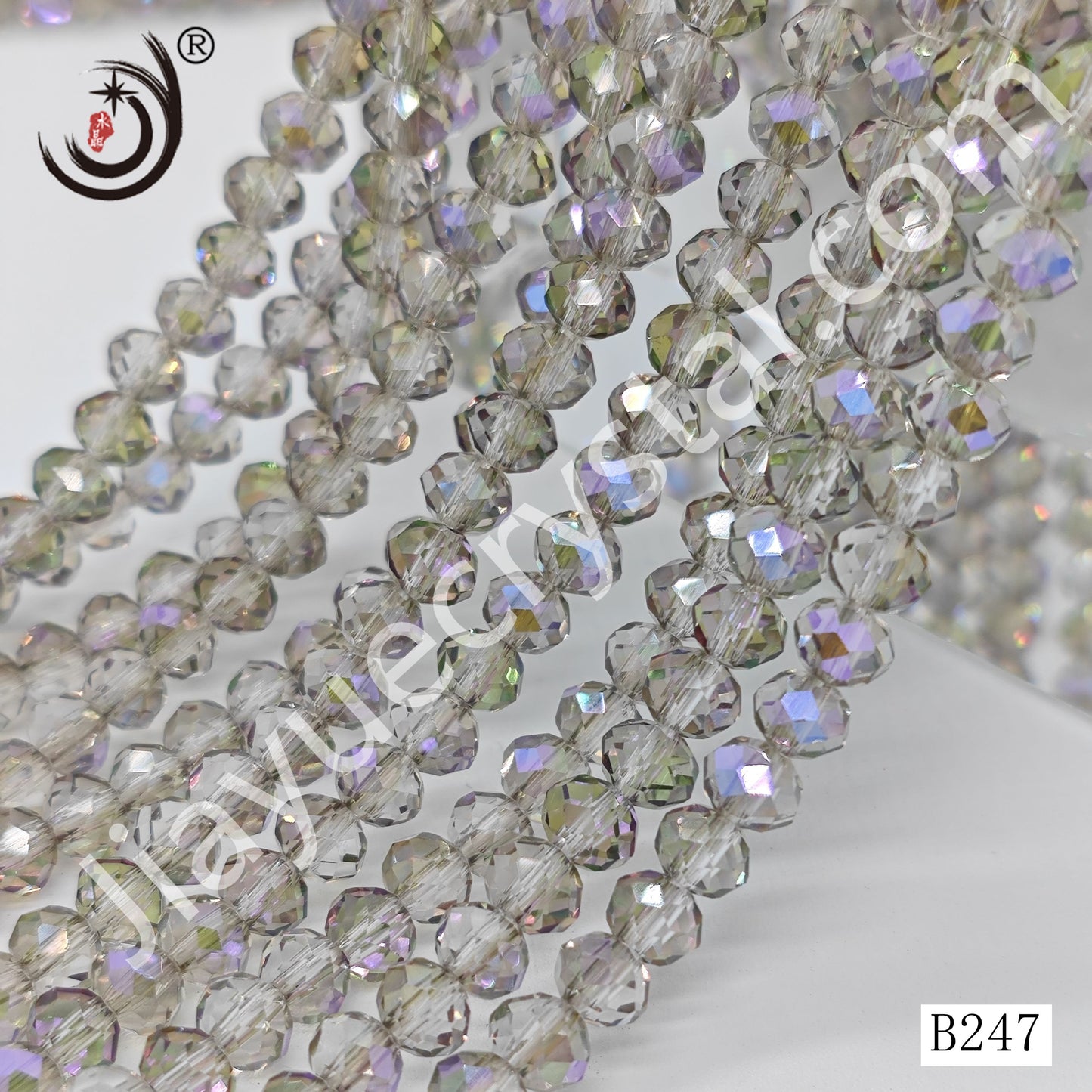 6MM Rondelle Beads For Making DIY Jewelry(B209-B260)