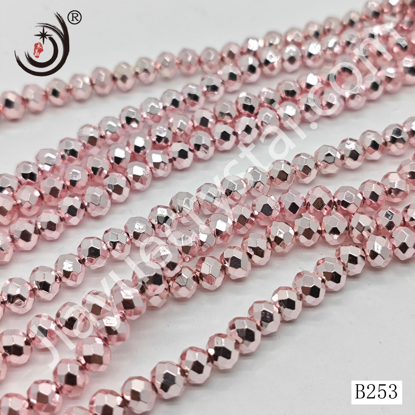 6MM Rondelle Beads For Making DIY Jewelry(B209-B260)