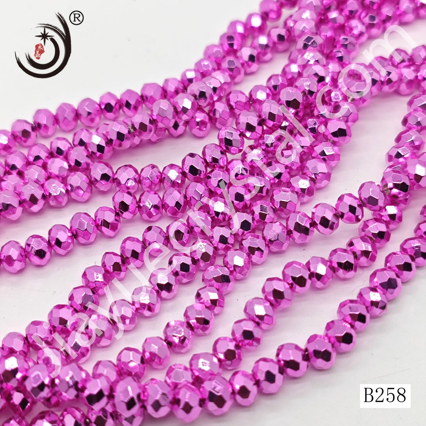 6MM Rondelle Beads For Making DIY Jewelry(B209-B260)