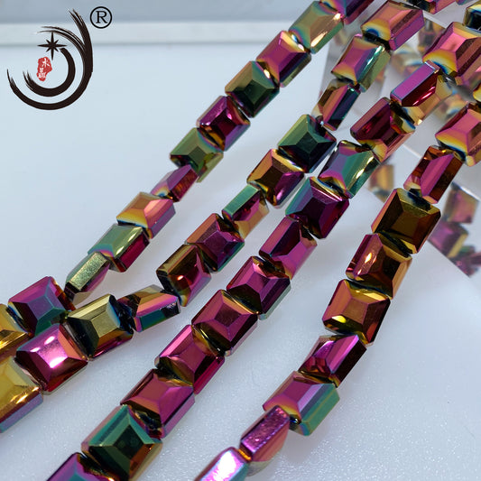 13MM Cube Square Flat Beads Glass Crystal Beads Wholesale For DIY Jewelry (10220)