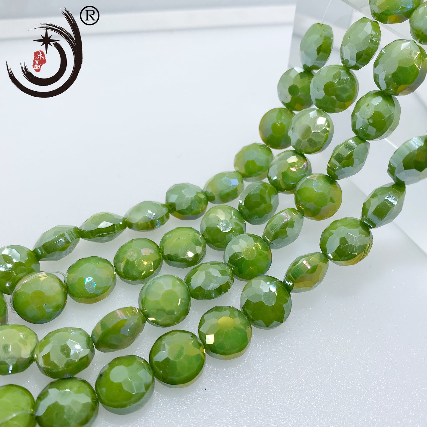 12MM/14MM/18MM Bird's Nest Glass Crystal Beads Wholesale For DIY Jewelry (50073)