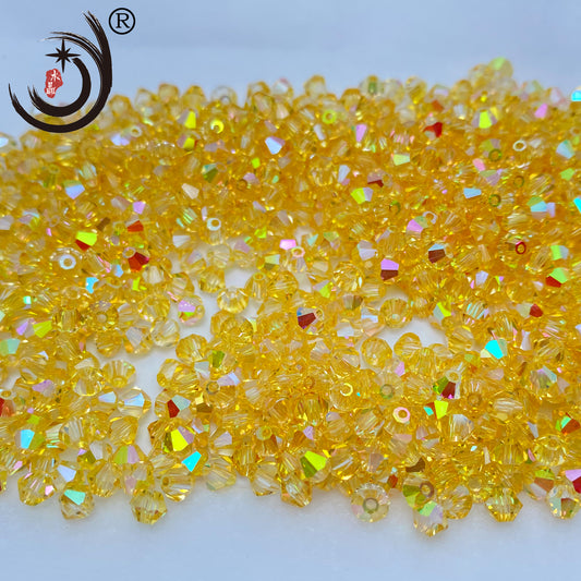 4MM High Quanlity Bicone Glass Crystal Beads Wholesale For DIY Jewelry (17000)